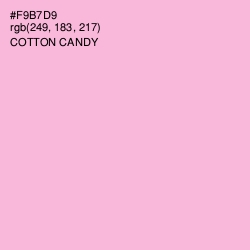 #F9B7D9 - Cotton Candy Color Image